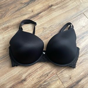 Maidenform black lace push-up bra 36DD